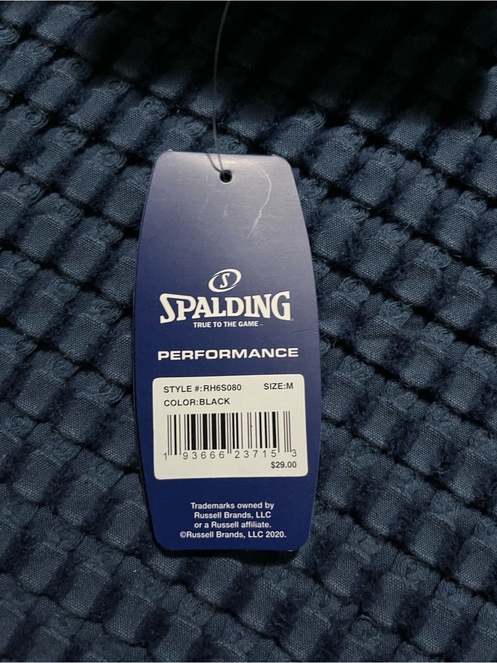 Spalding Black Performance Leggings with Logo Waistband - Picture 9 of 9
